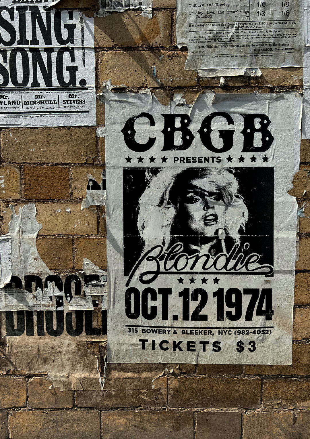 Blondie Live Poster