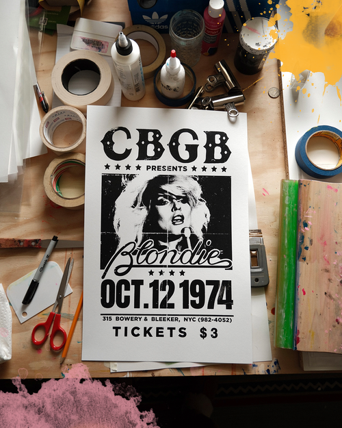 Blondie Live Poster